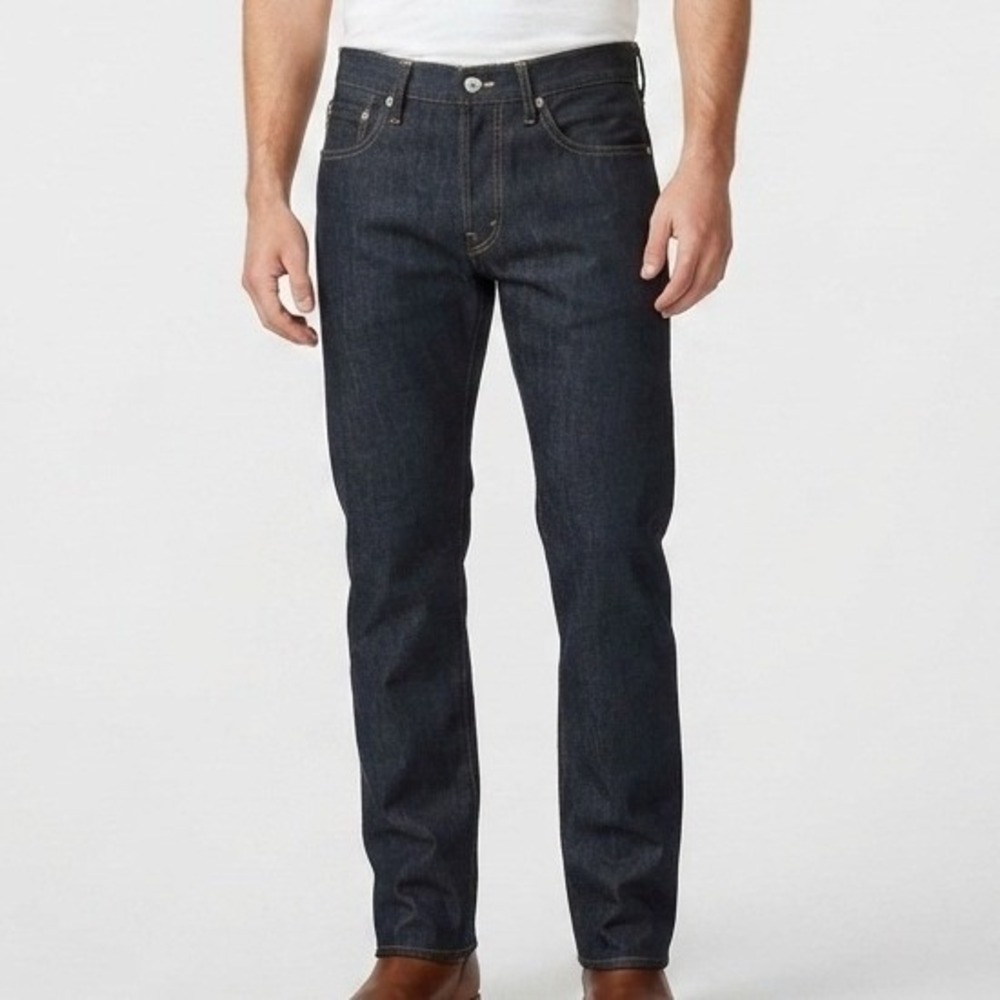 Levi's 527  Mens 32x30 Slim Bootcut Jeans Tumbled Rigid Dark Wash Denim